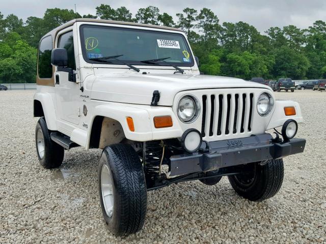 1J4FY49S0XP452864 - 1999 JEEP WRANGLER / WHITE photo 1