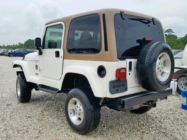 1J4FY49S0XP452864 - 1999 JEEP WRANGLER / WHITE photo 3