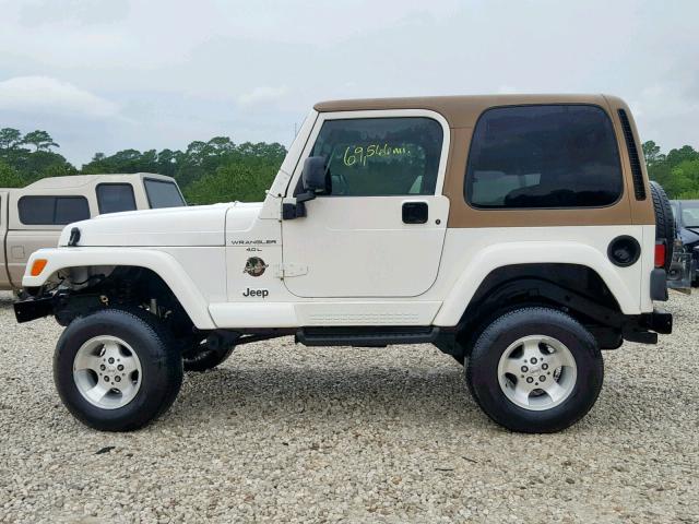 1J4FY49S0XP452864 - 1999 JEEP WRANGLER / WHITE photo 9