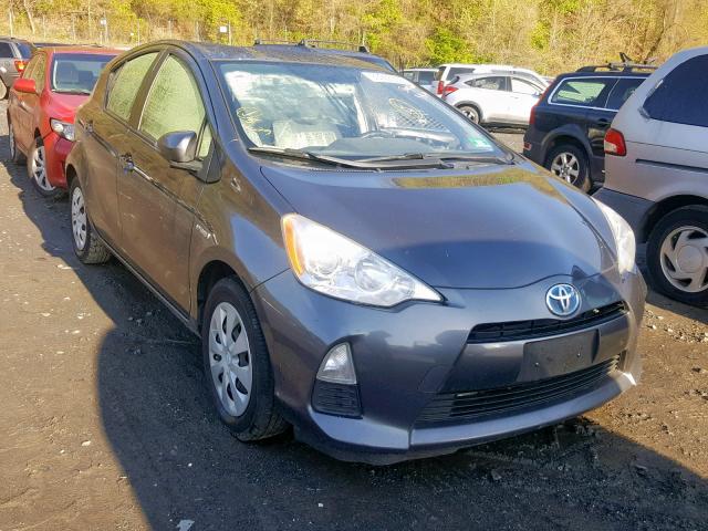 JTDKDTB32C1517286 - 2012 TOYOTA PRIUS C GRAY photo 1