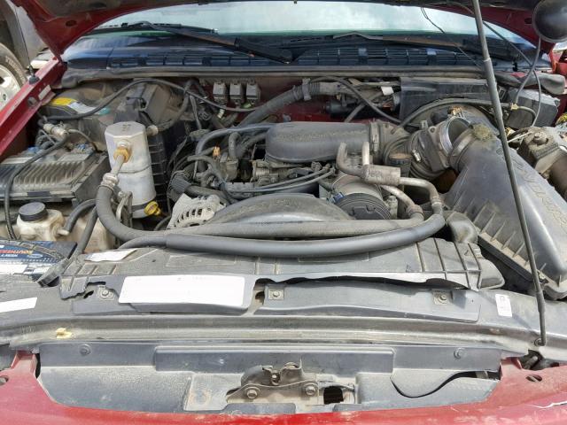 1GKCS13W5V2532096 - 1997 GMC JIMMY RED photo 7