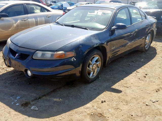 1G2HY54K7Y4261073 - 2000 PONTIAC BONNEVILLE BLUE photo 2