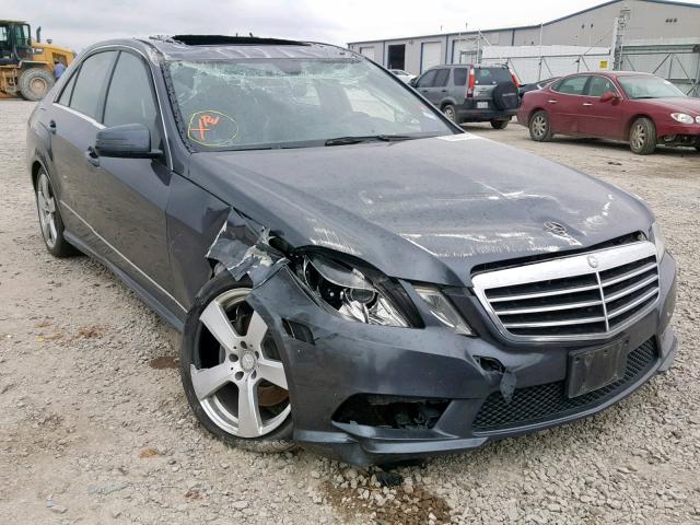 WDDHF5GB2AA093806 - 2010 MERCEDES-BENZ E 350 GRAY photo 1