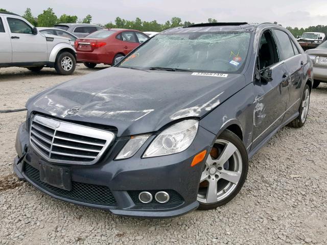 WDDHF5GB2AA093806 - 2010 MERCEDES-BENZ E 350 GRAY photo 2