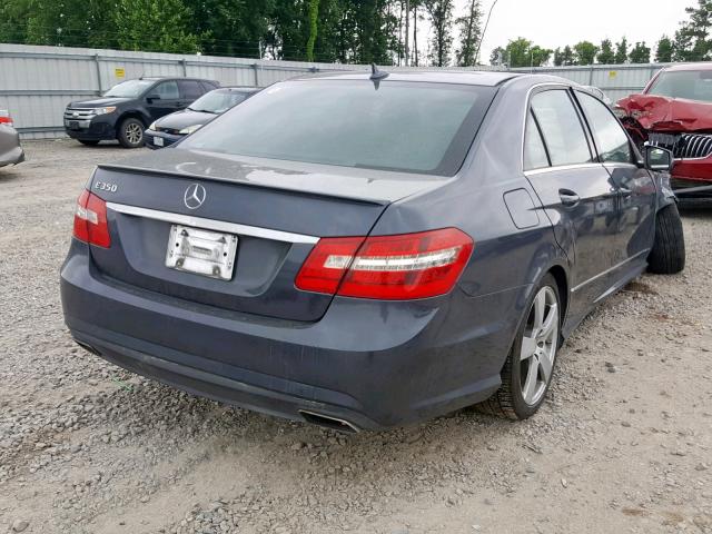 WDDHF5GB2AA093806 - 2010 MERCEDES-BENZ E 350 GRAY photo 4