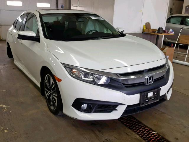 2HGFC1F71GH658753 - 2016 HONDA CIVIC EXL WHITE photo 1