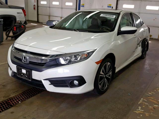 2HGFC1F71GH658753 - 2016 HONDA CIVIC EXL WHITE photo 2