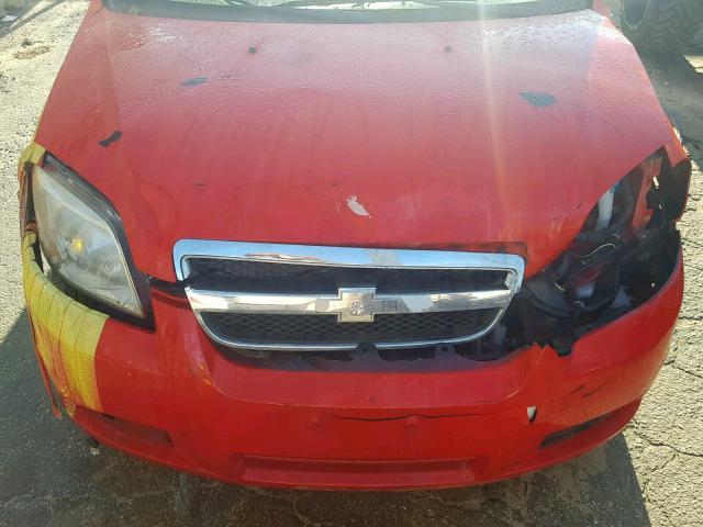 KL1TD56698B047612 - 2008 CHEVROLET AVEO BASE Екі түсті фото 7