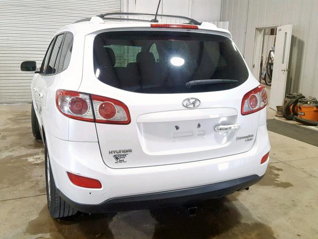 5XYZK3AB3BG091054 - 2011 HYUNDAI SANTA FE L WHITE photo 3