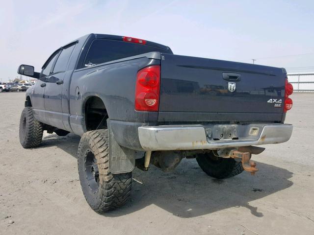 3D7KS29T99G543373 - 2009 DODGE RAM 2500 BLACK photo 3