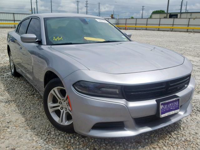 2C3CDXBG0JH114490 - 2018 DODGE CHARGER SX GRAY photo 1