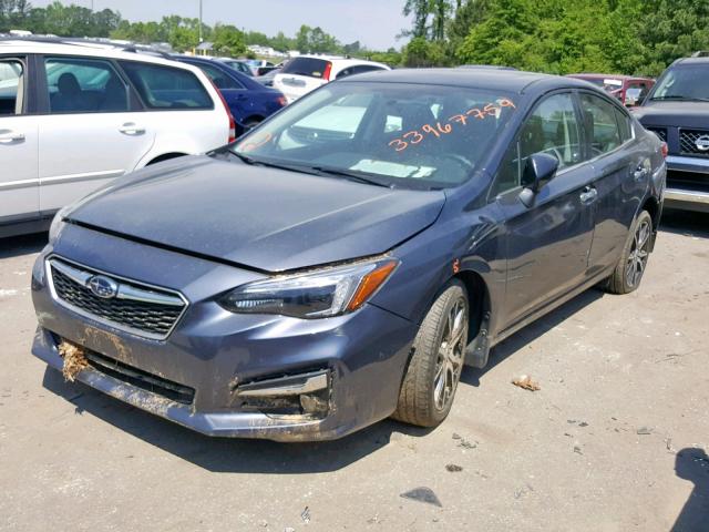 4S3GKAT60H3612191 - 2017 SUBARU IMPREZA LI GRAY photo 2