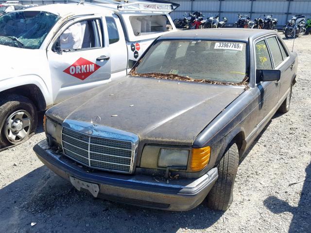 WDBCA39E9LA513867 - 1990 MERCEDES-BENZ 560 SEL BLUE photo 2