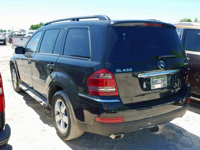 4JGBF71E17A191177 - 2007 MERCEDES-BENZ GL 450 4MA BLACK photo 3