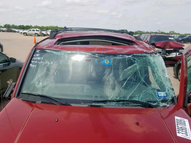 1J8HG582X6C191119 - 2006 JEEP COMMANDER წითელი ფოტო 9