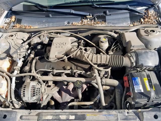 1G1JC524527283099 - 2002 CHEVROLET CAVALIER B SILVER photo 7