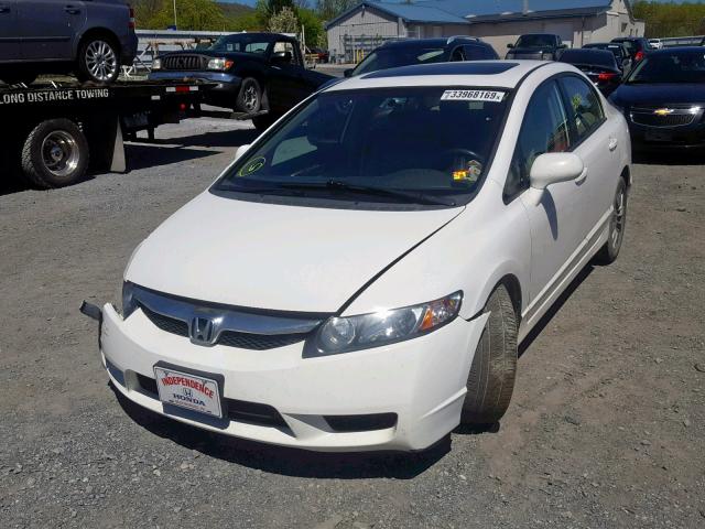 2HGFA1F91AH506843 - 2010 HONDA CIVIC EXL 白色 照片 2