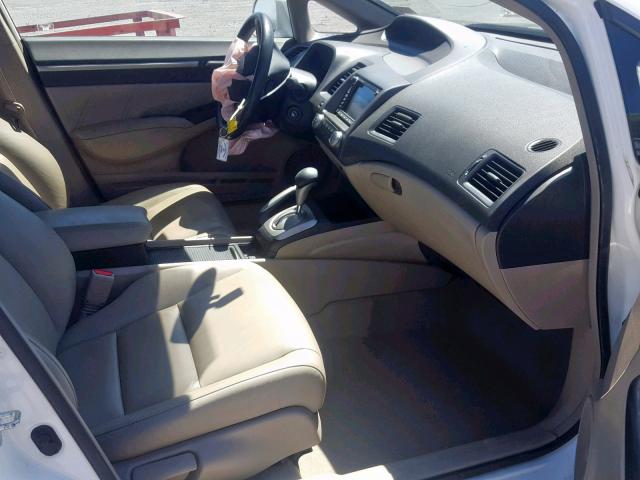 2HGFA1F91AH506843 - 2010 HONDA CIVIC EXL 白色 照片 5