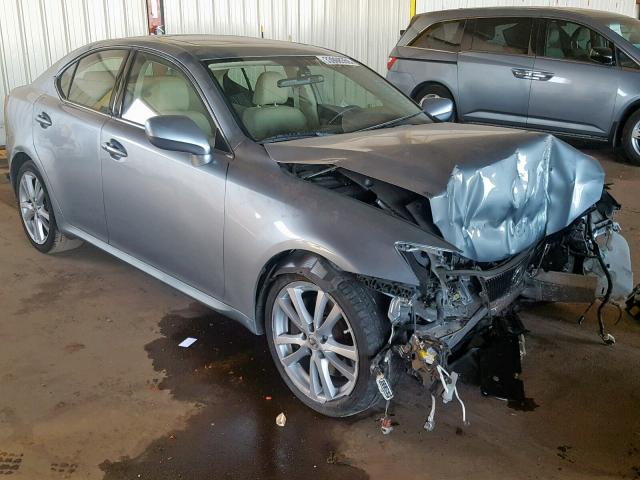 JTHBE262272012128 - 2007 LEXUS IS 350 BLUE photo 1