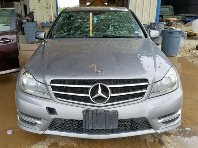 WDDGF4HB9EA937947 - 2014 MERCEDES-BENZ C 250 SILVER photo 9