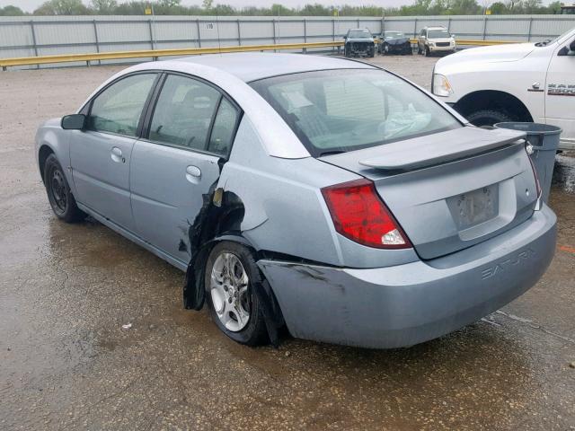 1G8AJ52F13Z126037 - 2003 SATURN ION LEVEL SILVER photo 3