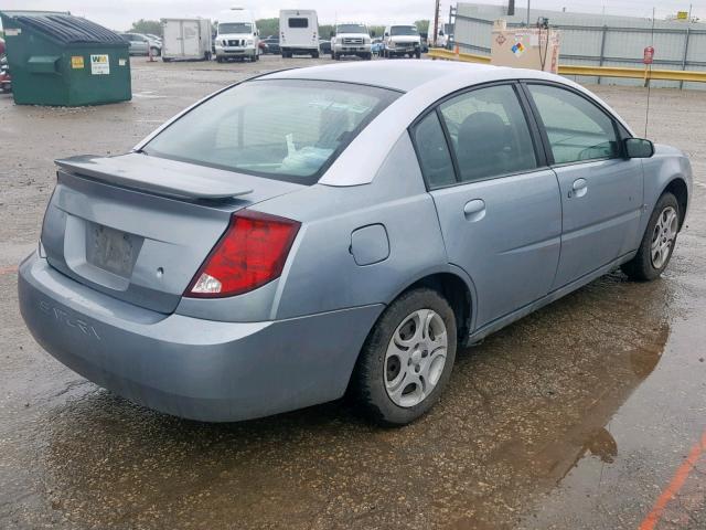 1G8AJ52F13Z126037 - 2003 SATURN ION LEVEL SILVER photo 4