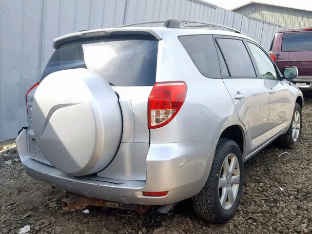 JTMZK31V876004527 - 2007 TOYOTA RAV4 LIMIT SILVER photo 4