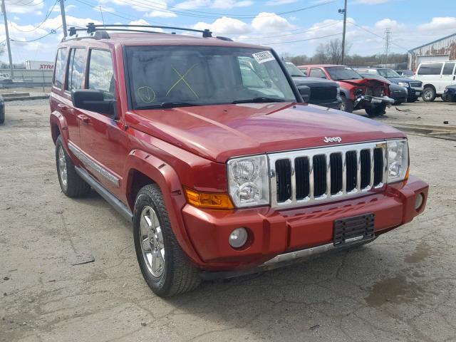 1J8HG58N36C129958 - 2006 JEEP COMMANDER RED photo 1