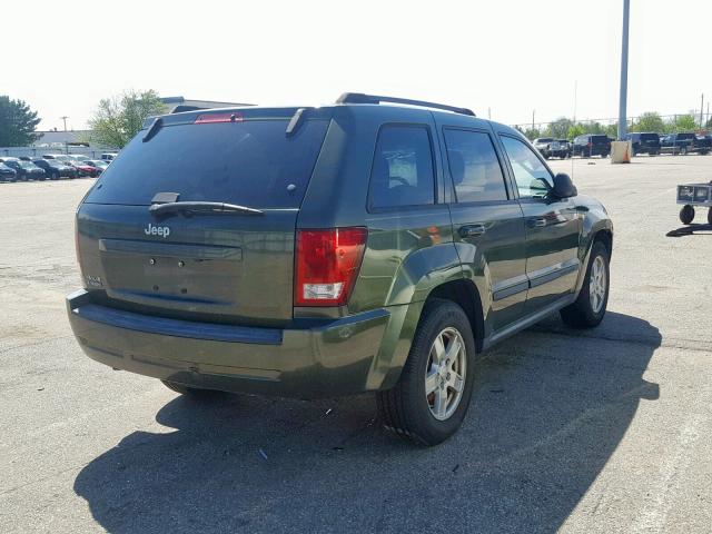 1J8GR48K47C507325 - 2007 JEEP GRAND CHER GREEN photo 4