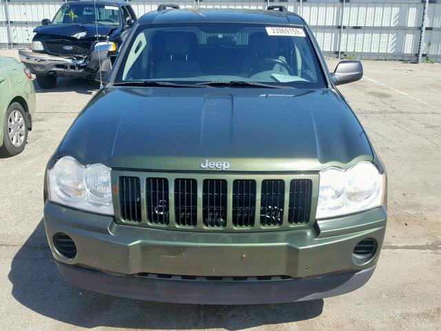 1J8GR48K47C507325 - 2007 JEEP GRAND CHER GREEN photo 9