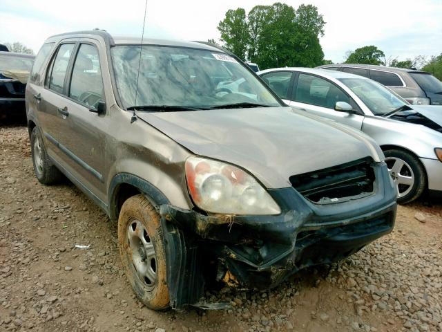 SHSRD68505U309256 - 2005 HONDA CR-V LX GOLD photo 1