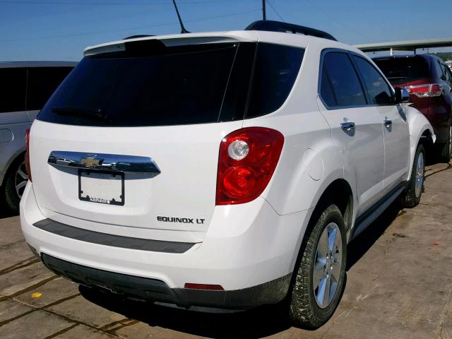 1GNALBEK2EZ101276 - 2014 CHEVROLET EQUINOX LT WHITE photo 4