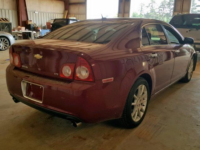 1G1ZK57708F294776 - 2008 CHEVROLET MALIBU LTZ 勃艮第红 照片 4