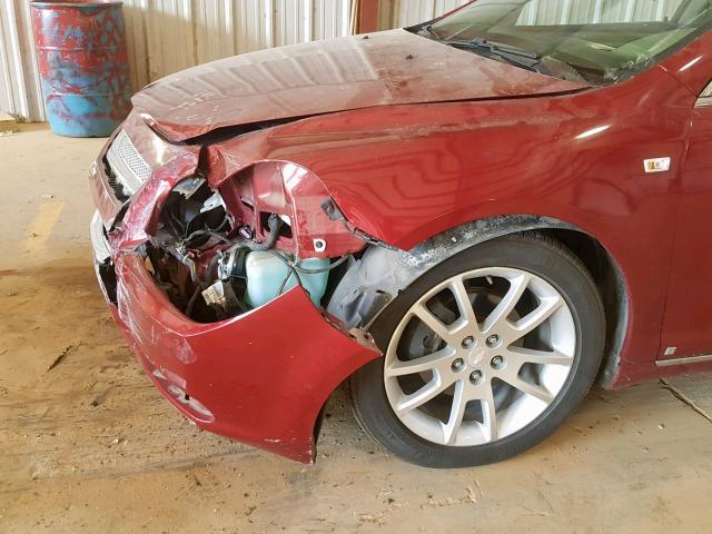 1G1ZK57708F294776 - 2008 CHEVROLET MALIBU LTZ 勃艮第红 照片 9