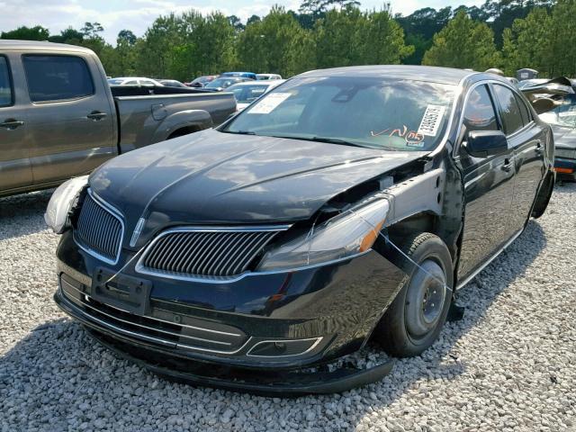 1LNHL9DK8DG618881 - 2013 LINCOLN MKS CHARCOAL photo 2