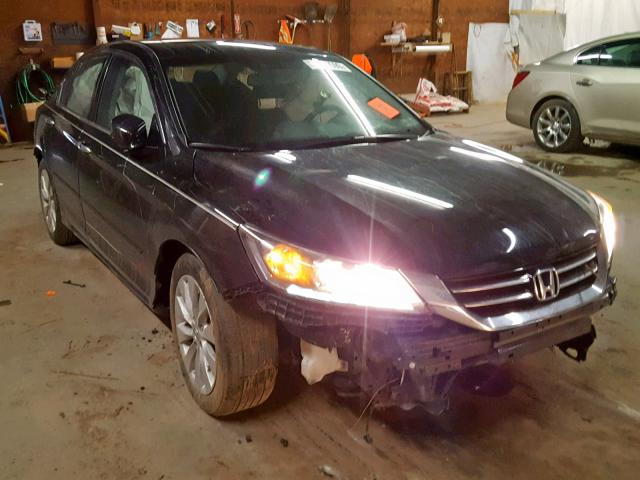 1HGCR3F83FA027666 - 2015 HONDA ACCORD EXL BLACK photo 1