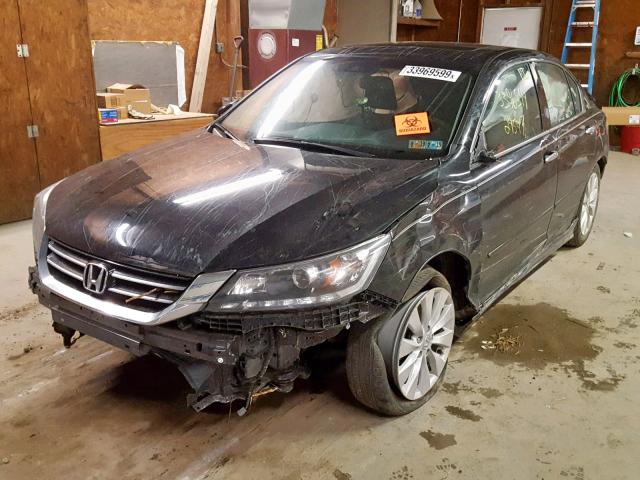 1HGCR3F83FA027666 - 2015 HONDA ACCORD EXL BLACK photo 2