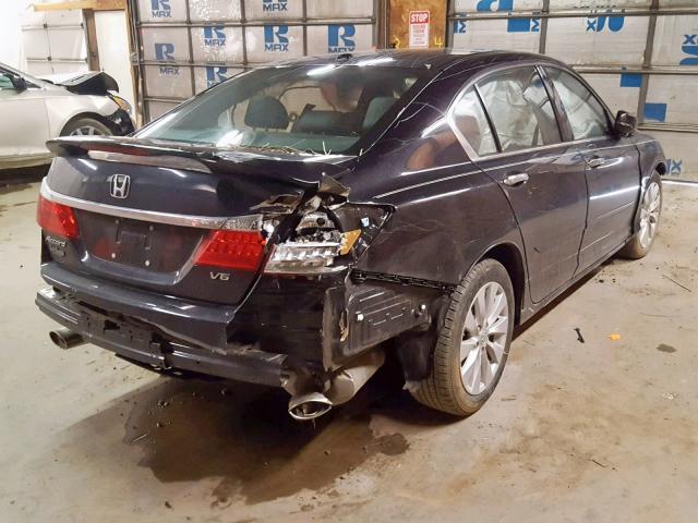 1HGCR3F83FA027666 - 2015 HONDA ACCORD EXL BLACK photo 4