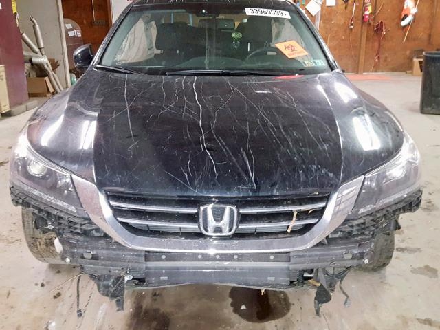 1HGCR3F83FA027666 - 2015 HONDA ACCORD EXL BLACK photo 9