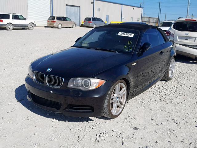 WBAUN93559VK40379 - 2009 BMW 135 I BLACK photo 2