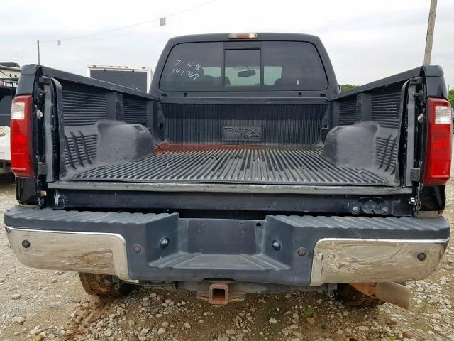 1FTSW31R78ED55946 - 2008 FORD F350 SRW S BLACK photo 9