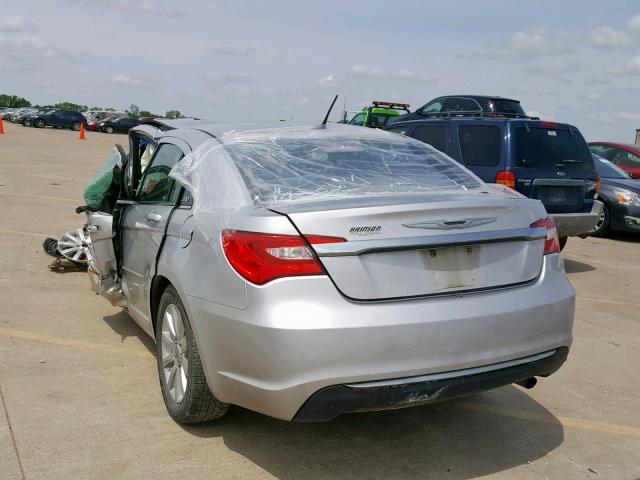 1C3CCBBB8CN154871 - 2012 CHRYSLER 200 TOURIN SILVER photo 3