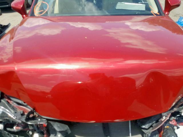 JTHBF1D27E5008341 - 2014 LEXUS IS 250 RED photo 7