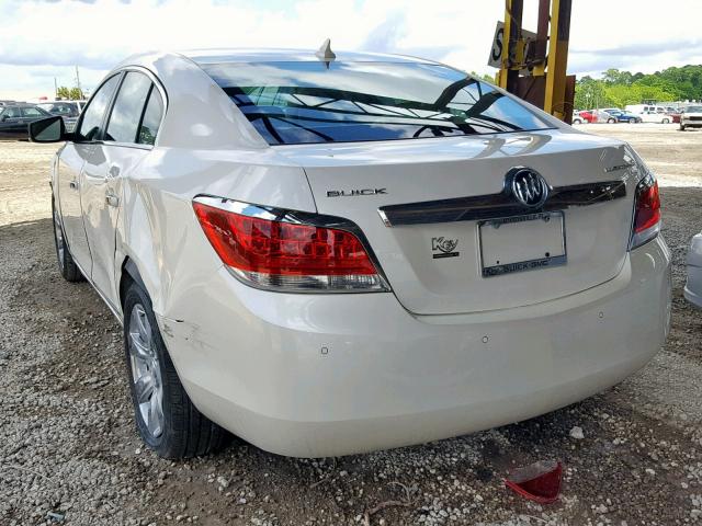 1G4GC5ED9BF181223 - 2011 BUICK LACROSSE C WHITE photo 3