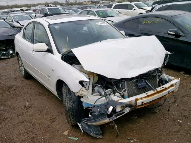 JM1BK123871744577 - 2007 MAZDA 3 S WHITE photo 1