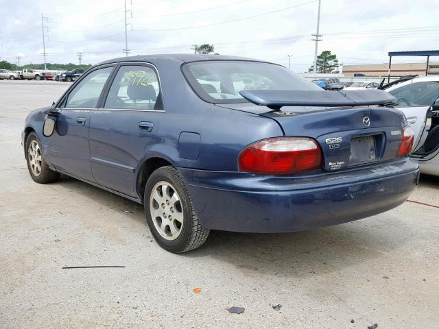 1YVGF22C415247472 - 2001 MAZDA 626 ES BLUE photo 3