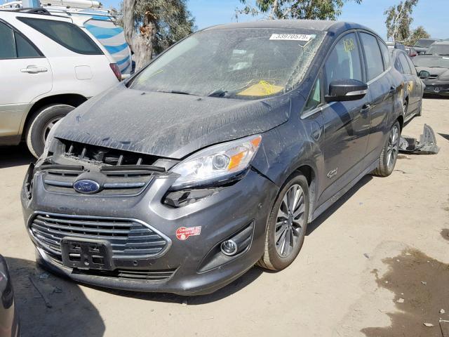 1FADP5FU5HL115312 - 2017 FORD C-MAX TITA GRAY photo 2