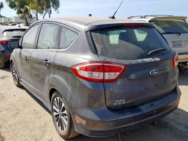 1FADP5FU5HL115312 - 2017 FORD C-MAX TITA GRAY photo 3