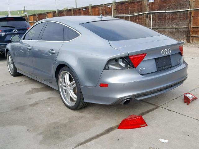 WAU3GAFC6CN137819 - 2012 AUDI A7 PRESTIG GRAY photo 3