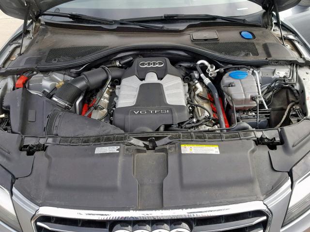 WAU3GAFC6CN137819 - 2012 AUDI A7 PRESTIG GRAY photo 7